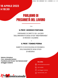 Precarietà del lavoro Arci Samarcanda