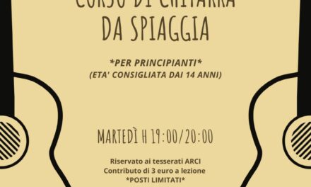 Corso di chitarra da spiaggia