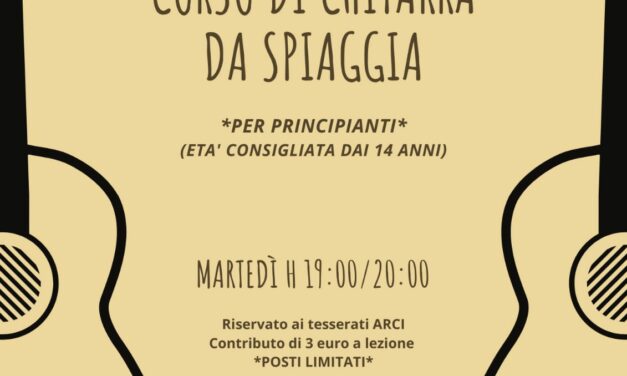 Corso di chitarra da spiaggia