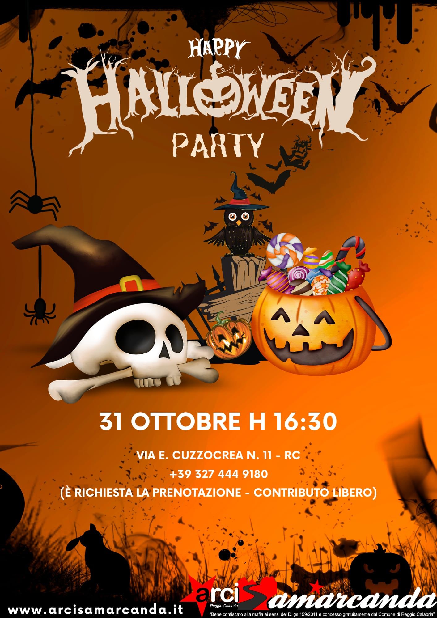 Samarcanda Arci Reggio Calabria Halloween