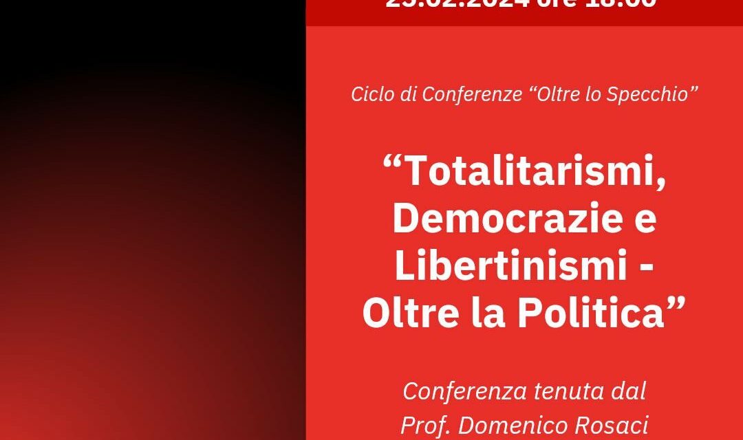 Ciclo di conferenze “Oltre lo specchio”