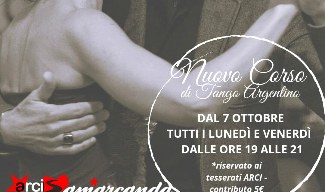 CORSO DI TANGO ARGENTINO CON IL MAESTRO FRANCO LO SCHIAVO
