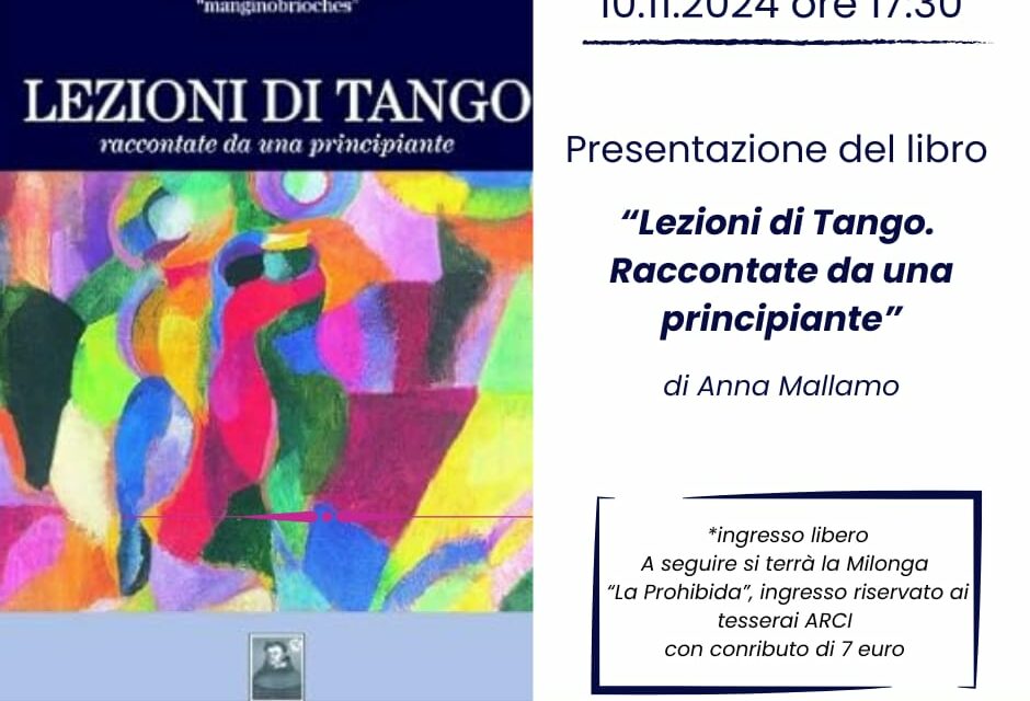 Presentazione del libro “Lezioni di tango. Raccontate da una principiante.”