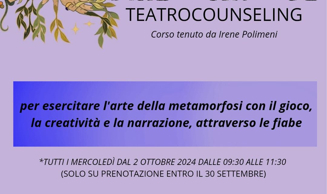 Corso di TeatroCounseling con Irene Polimeni