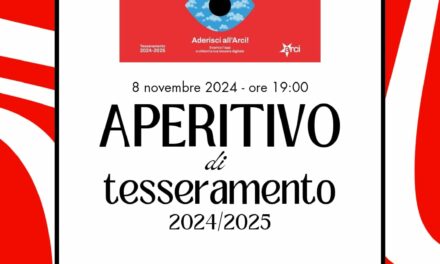APERITIVO DI TESSERAMENTO
