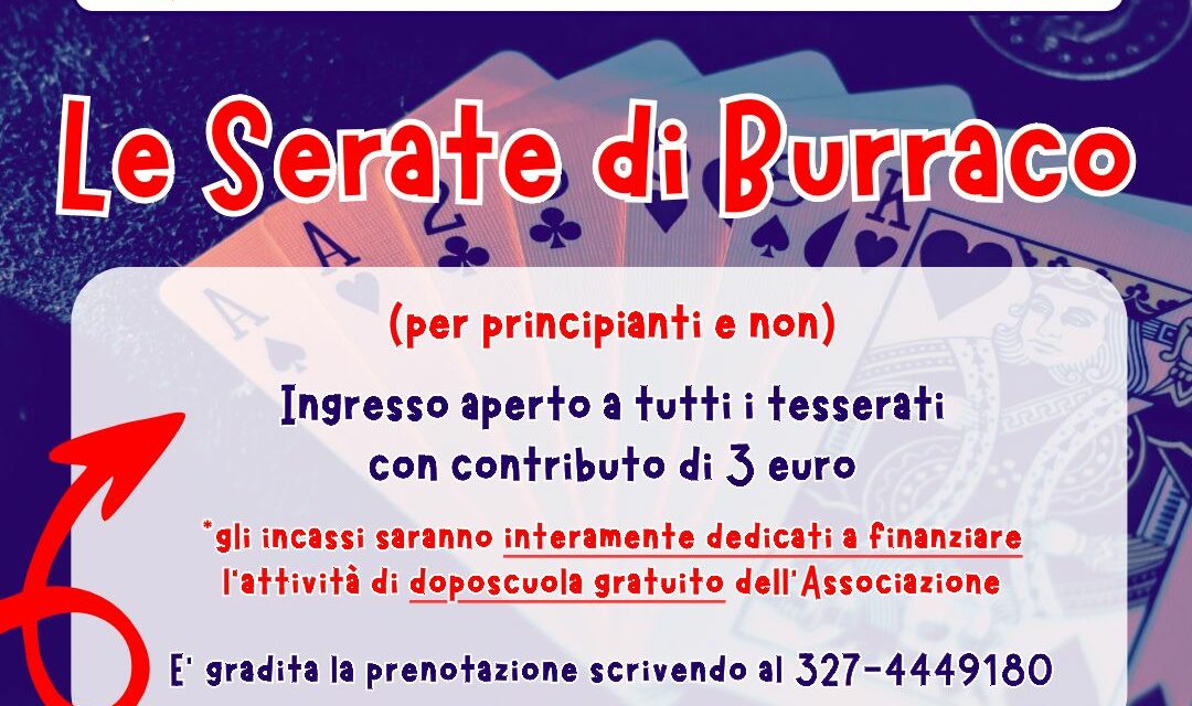♠️♣️ SERATE DI BURRACO ♥️♦️