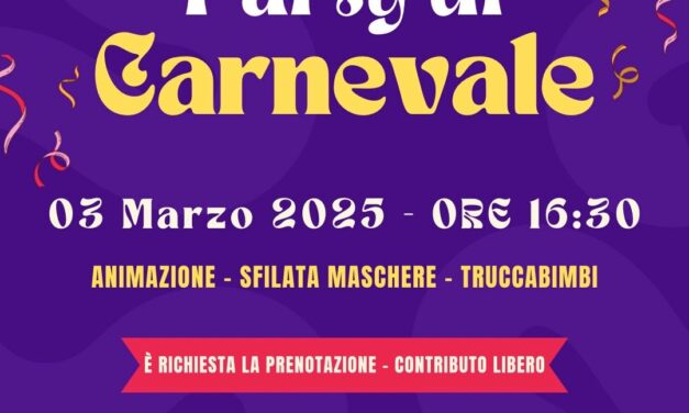 🎭 PARTY DI CARNEVALE 🎭