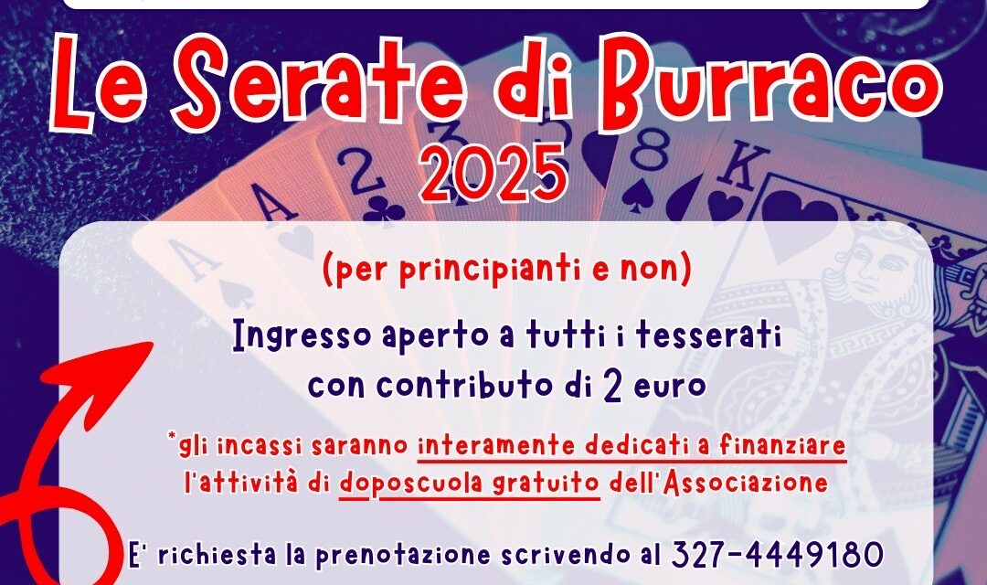 ♠️♦️ SERATE DI BURRACO ♣️♥️