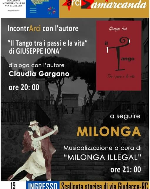 “Tango sotto le stelle”: il 19 settembre la magia del tango argentino alla Scalinata di Via Giudecca