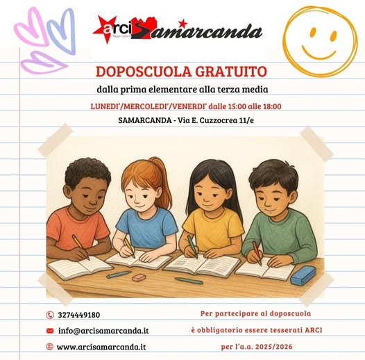 DOPOSCUOLA AL SAMARCANDA
