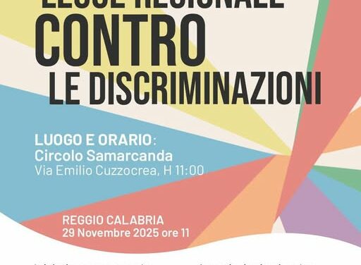 29 Novembre ’25 1′ CONFERENZA STAMPA DEL COORDINAMENTO REGIONALE LGBTQIA+