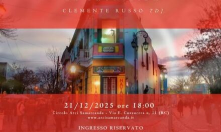 21 DICEMBRE 2025 – MILONGA DI TANGO ARGENTINO