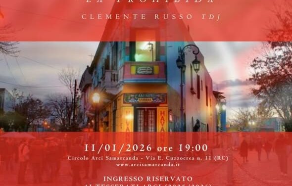 11 GENNAIO 2026 MILONGA POMERIDIANA