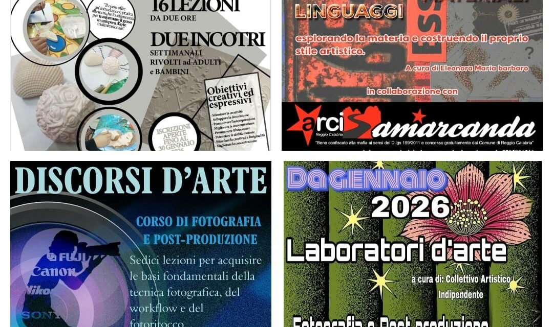 6 FEBBRAIO 2026 LABORATORI D’ARTE